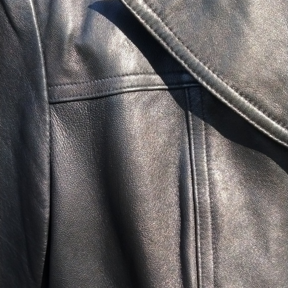 EUC Wilson's Vintage Maxima womens leather jacket size Medium Quiet Luxury - Picture 10 of 16